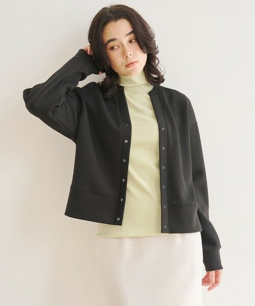 UNFILO / アンフィーロ カーディガン・ボレロ | 【WEB限定カラー】BEAUTY FORM JERSEY キーネックカーディガン | 詳細24