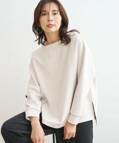 UNFILO / アンフィーロ スウェット | BEAUTY FORM JERSEY サイドスリット プルオーバー