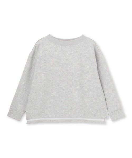 UNFILO / アンフィーロ スウェット | BEAUTY FORM JERSEY サイドスリット プルオーバー（グレー）