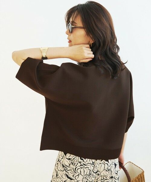 UNFILO / アンフィーロ ニット・セーター | 【一部店舗限定】BEAUTY FORM KNIT ハーフスリーブ | 詳細6