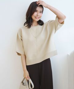 UNFILO / アンフィーロ ニット・セーター | 【一部店舗限定】BEAUTY FORM KNIT ハーフスリーブ