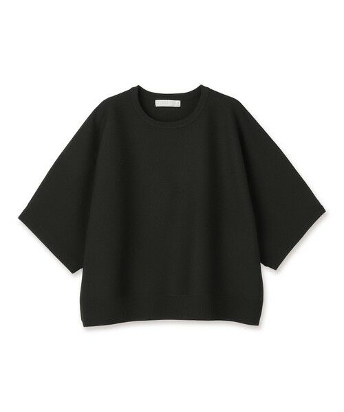 UNFILO / アンフィーロ ニット・セーター | 【一部店舗限定】BEAUTY FORM KNIT ハーフスリーブ（ブラック）