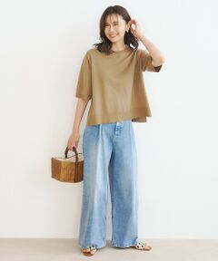 UNFILO / アンフィーロ デニムパンツ | 【一部店舗限定】UNFILO DENIM タックワイド