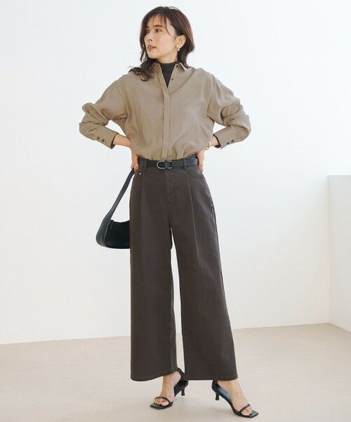 UNFILO / アンフィーロ デニムパンツ | 【一部店舗限定】UNFILO DENIM タックワイド | 詳細4