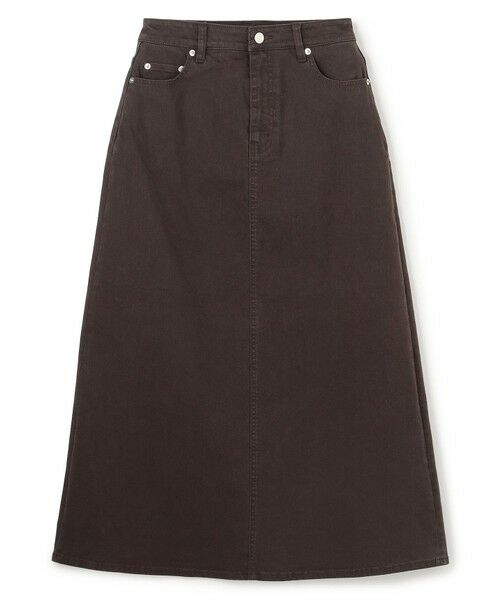 UNFILO / アンフィーロ デニムスカート | 【一部店舗限定】UNFILO DENIM スカート（チャコールブラウン）