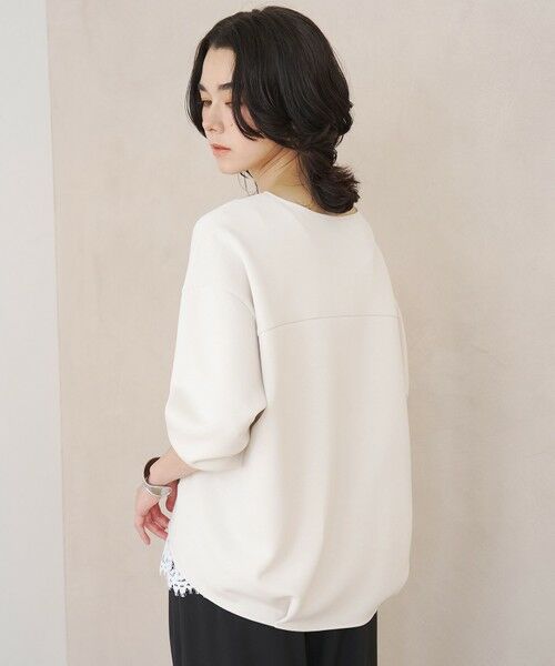 UNFILO / アンフィーロ カットソー | BEAUTY FORM JERSEY ソフト コクーンプルオーバー | 詳細2