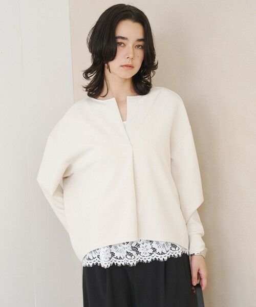 UNFILO / アンフィーロ カットソー | BEAUTY FORM JERSEY ソフト コクーンプルオーバー | 詳細1