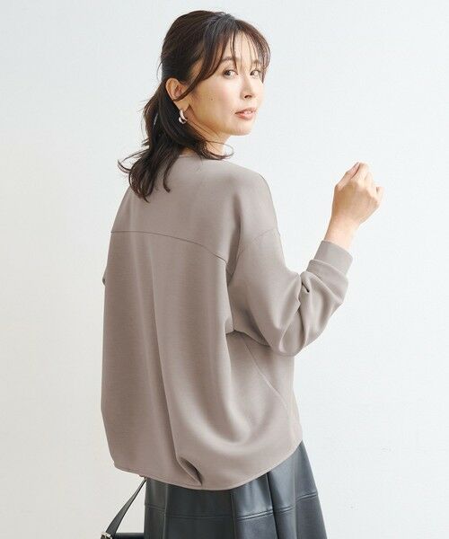 UNFILO / アンフィーロ カットソー | BEAUTY FORM JERSEY ソフト コクーンプルオーバー | 詳細6