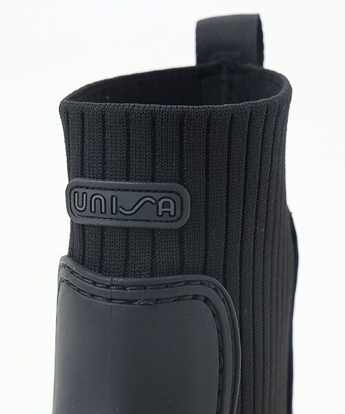 UNISA / ウニサ レインシューズ | リブニットレインブーツ | 詳細7
