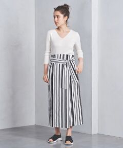 UNITED ARROWS / ユナイテッドアローズ ニット・セーター | ○UBCB C/SI FULL/N Vネック７分袖ニット