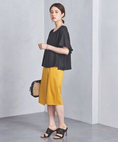 UNITED ARROWS / ユナイテッドアローズ ミニ・ひざ丈スカート | ○UBCS ステッチ ラップタイトスカート