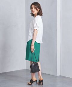 UNITED ARROWS / ユナイテッドアローズ ミニ・ひざ丈スカート | ○UBCS TA/P ギャザータイトスカート 18SS