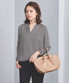 UNITED ARROWS / ユナイテッドアローズ シャツ・ブラウス | ○UBCB ジオメトリックプリント エアリーVネックブラウス