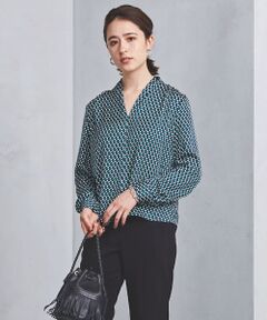UNITED ARROWS / ユナイテッドアローズ シャツ・ブラウス | ○UBCB ジオメトリックプリント エアリーVネックブラウス