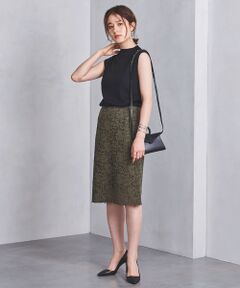 UNITED ARROWS / ユナイテッドアローズ ミニ・ひざ丈スカート | ○UBCS コードレース タイトスカート 18FW