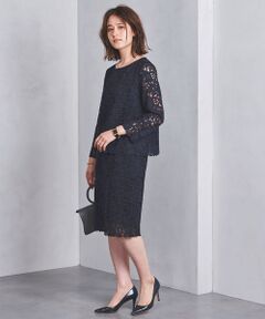 UNITED ARROWS / ユナイテッドアローズ ミニ・ひざ丈スカート | ○UBCS コードレース タイトスカート 18FW