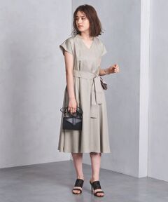 UNITED ARROWS / ユナイテッドアローズ ロング・マキシ丈ワンピース | UBCS Ｖネックフレアワンピース2
