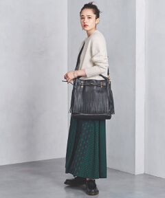 UNITED ARROWS / ユナイテッドアローズ ロング・マキシ丈スカート | UWSC ビットプリント スカート1†