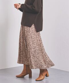 UNITED ARROWS / ユナイテッドアローズ ロング・マキシ丈スカート | UWSC レオパード柄 フレアスカート †
