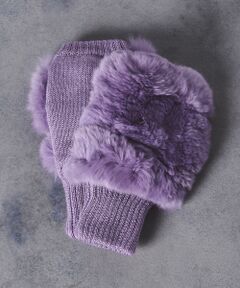 UNITED ARROWS / ユナイテッドアローズ 手袋 | UWCS レッキスラビットファー グローブ 18AW