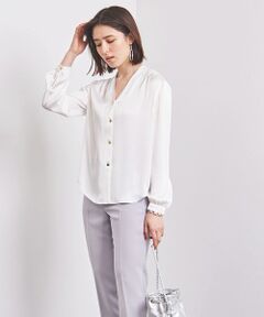 UNITED ARROWS / ユナイテッドアローズ シャツ・ブラウス | UBCB メタルボタン Vネックブラウス