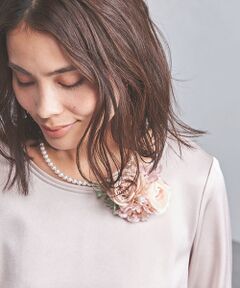 UNITED ARROWS / ユナイテッドアローズ ブローチ・コサージュ | 【別注】＜tnc（ティンク）＞コサージュ PINK