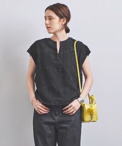 UNITED ARROWS / ユナイテッドアローズ シャツ・ブラウス | UBCS カットジャカード フレンチスリーブ ブラウス †