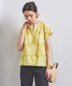 UNITED ARROWS / ユナイテッドアローズ シャツ・ブラウス | UBCS カットジャカード フレンチスリーブ ブラウス †