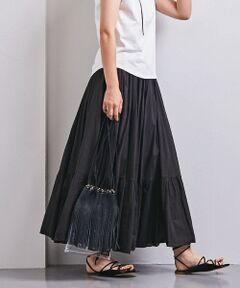 UNITED ARROWS / ユナイテッドアローズ ロング・マキシ丈スカート | 【一部予約】UWCS コットン ティアード マキシスカート †