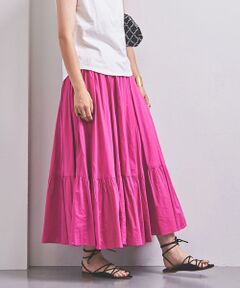 UNITED ARROWS / ユナイテッドアローズ ロング・マキシ丈スカート | 【一部予約】UWCS コットン ティアード マキシスカート †