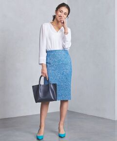 UNITED ARROWS / ユナイテッドアローズ ミニ・ひざ丈スカート | UBCS カラーツイード タイトスカート