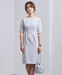 UNITED ARROWS / ユナイテッドアローズ ロング・マキシ丈ワンピース | UBCB ダブルクロス 5分袖ワンピース