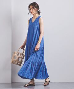 UNITED ARROWS / ユナイテッドアローズ ロング・マキシ丈ワンピース | 【一部予約】UWSC ストライプ Vネック マキシワンピース †