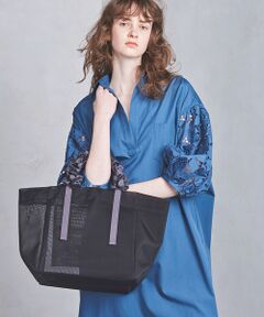 UNITED ARROWS / ユナイテッドアローズ トートバッグ | 【一部別注】＜LUDLOW（ラドロー）＞ メッシュ グレープハンドル バッグ†