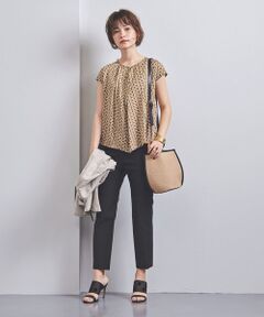 UNITED ARROWS / ユナイテッドアローズ ショート・ハーフ・半端丈パンツ | UBCB C/N ハイウエスト テーパードパンツ