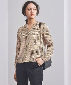 UNITED ARROWS / ユナイテッドアローズ シャツ・ブラウス | UBCB ジオメトリックプリント エアリーVネックブラウス 9SL