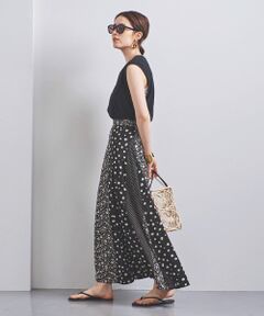 UNITED ARROWS / ユナイテッドアローズ ミニ・ひざ丈スカート | UWSC フラワードットプリント スカート