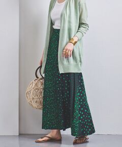 UNITED ARROWS / ユナイテッドアローズ ミニ・ひざ丈スカート | UWSC フラワードットプリント スカート