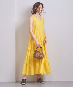 UNITED ARROWS / ユナイテッドアローズ ロング・マキシ丈ワンピース | UWSC コットン Vネック マキシワンピース †