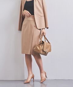 UNITED ARROWS / ユナイテッドアローズ ミニ・ひざ丈スカート | UBCS RAMIE ラップスカート