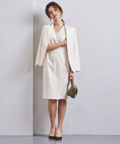 UNITED ARROWS / ユナイテッドアローズ ロング・マキシ丈ワンピース | UBCS RAMIE Vネックワンピース