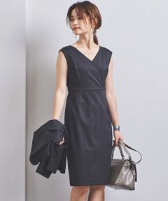 UNITED ARROWS / ユナイテッドアローズ ロング・マキシ丈ワンピース | UBCS RAMIE Vネックワンピース