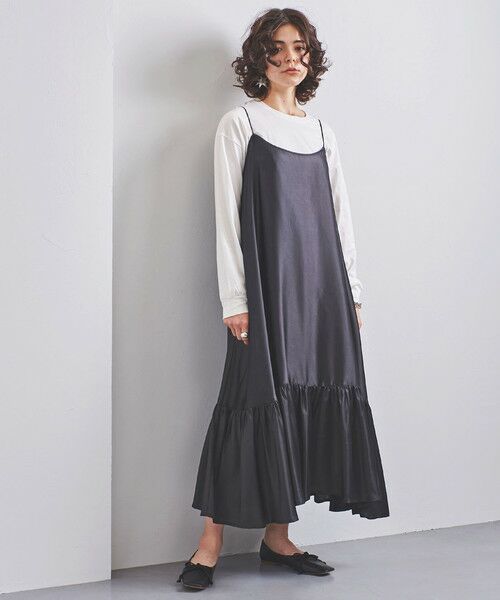 STYLE for LIVING>タック キャミソール ワンピース (ロング・マキシ STYLE for LIVING>タック キャミソール ワンピース (ロング・マキシ