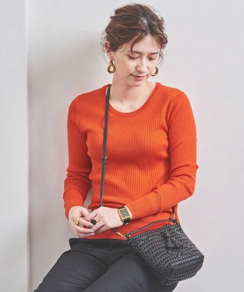 セール Uwsc ウール リブ クルーネック ニット ニット セーター United Arrows ユナイテッドアローズ ファッション通販 タカシマヤファッションスクエア