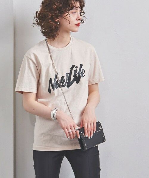 UNITED ARROWS / ユナイテッドアローズ カットソー | ＜MIXTA（ミクスタ）＞NEW LIFE Tシャツ | 詳細4