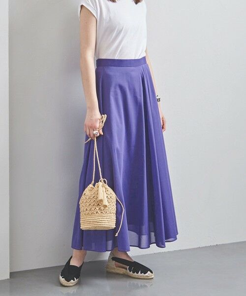 セール Uwcc シアー フレア マキシスカート ロング マキシ丈スカート United Arrows ユナイテッドアローズ ファッション通販 タカシマヤファッションスクエア