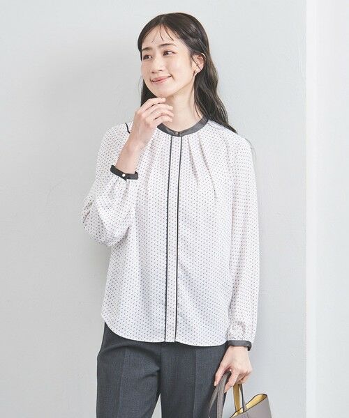 UNITED ARROWS / ユナイテッドアローズ シャツ・ブラウス | バイカラー パイピング ブラウス | 詳細23