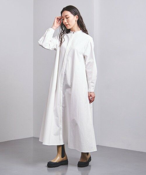 United Arrows C フレア シャツ ワンピース W ロング マキシ丈ワンピース United Arrows ユナイテッドアローズ ファッション通販 タカシマヤファッションスクエア