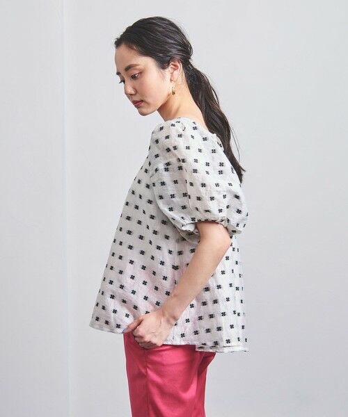UNITED ARROWS>フラワー ジャカード ブラウス B† (シャツ・ブラウス UNITED ARROWS>フラワー ジャカード ブラウス B† (シャツ・ブラウス