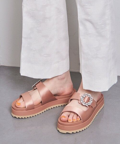 ムンロー レディース サンダル シューズ Juniper Sandal BLACK NUBUCK LEATHER 通販 